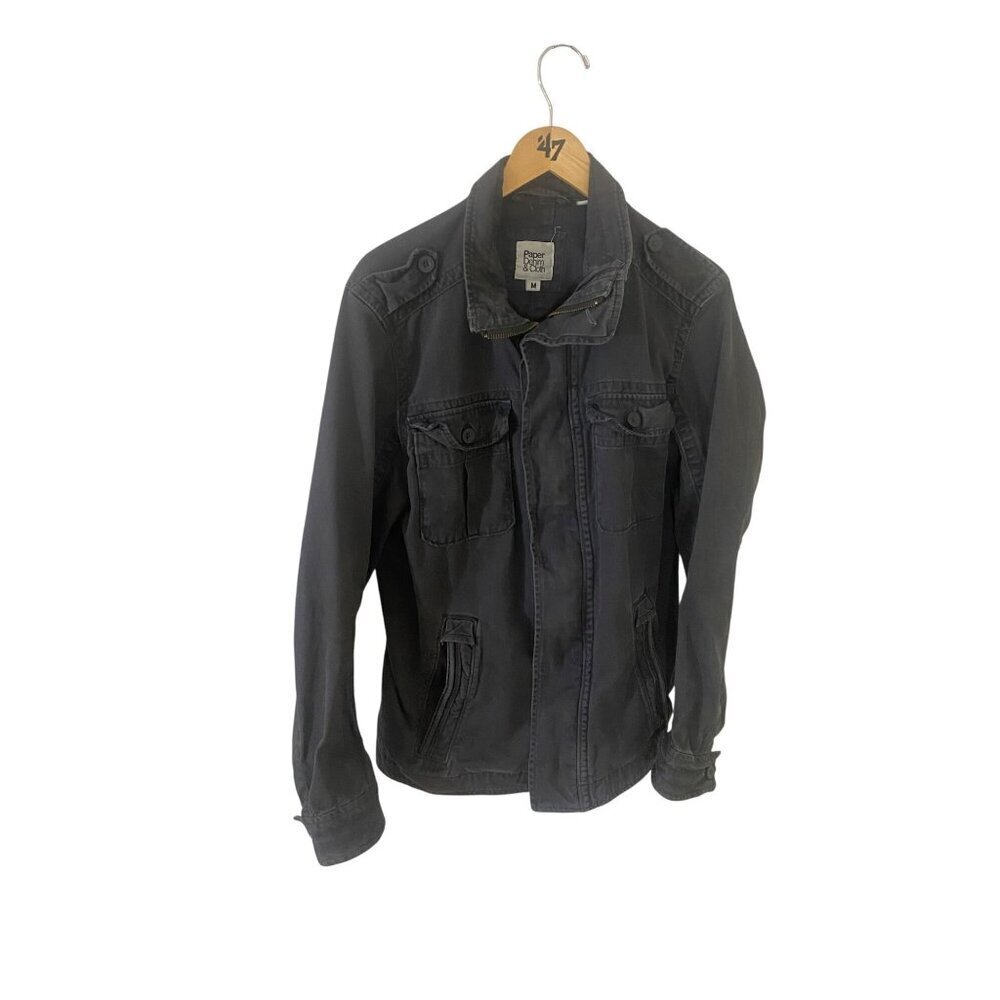 Paper Denim & Cloth Women's Cotton Military Jacket - Medium